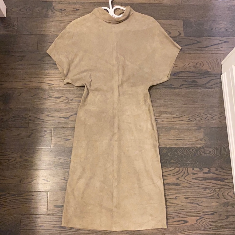 Reiss leather dress